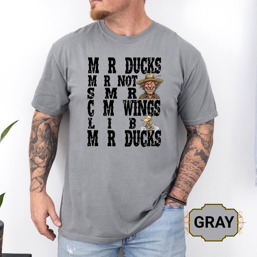 M R Ducks - Comfort Colors 1717 T-shirt - Etsy