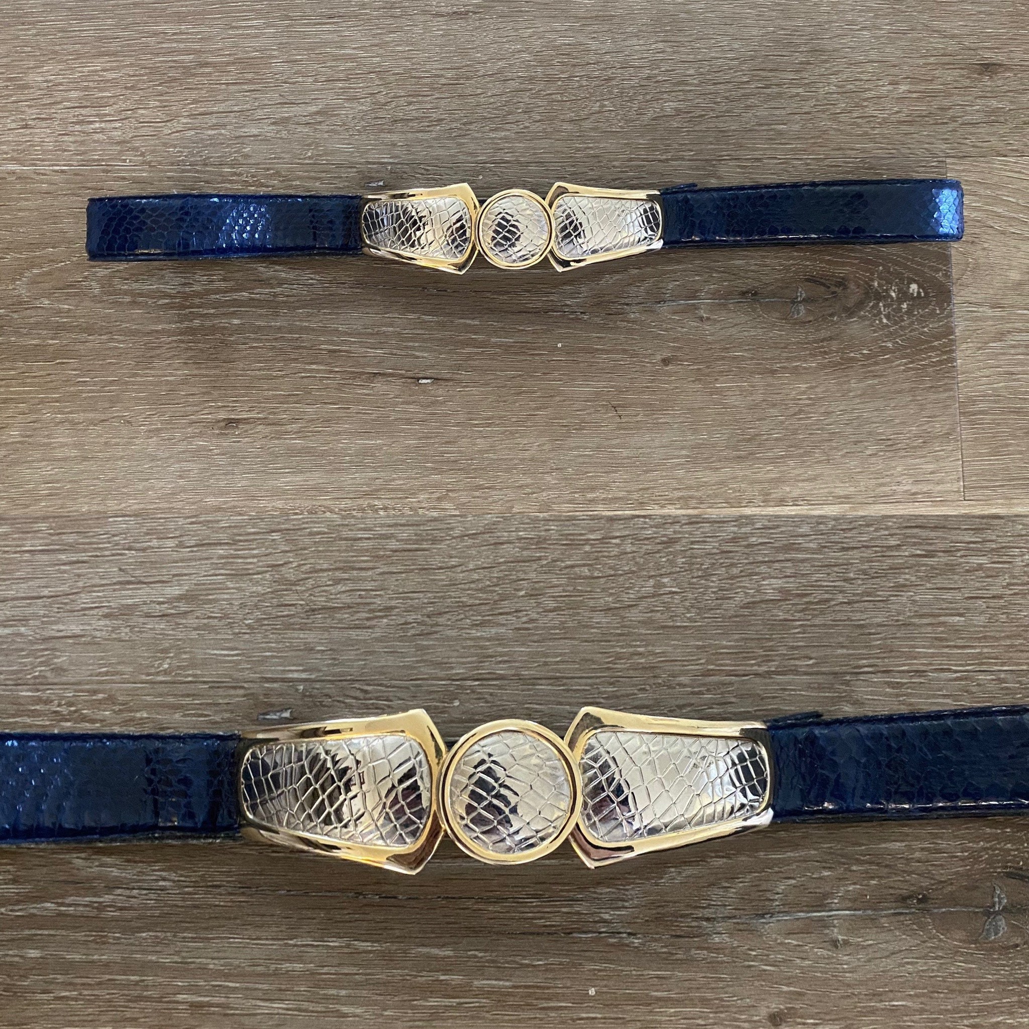 Vintage Accessocraft Snake Skin Belt Similar Items to MZA of New York 1983 Signed Snakeskin Belt  main image 2