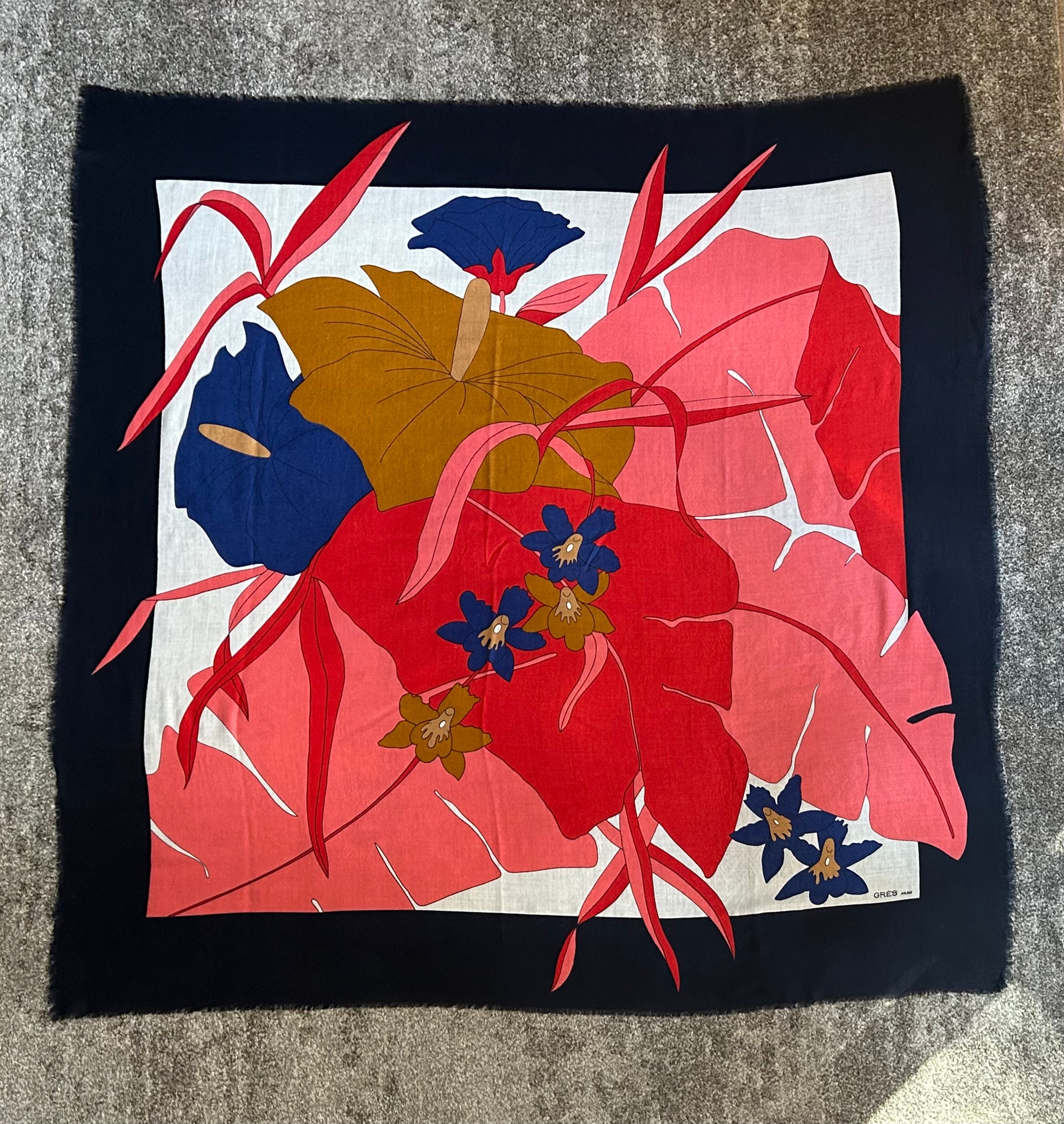 Grès Paris Scarf - Etsy