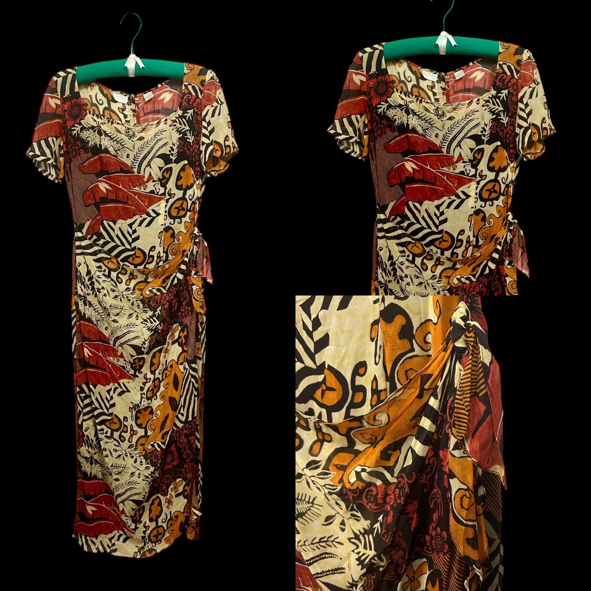 Robe Dana Bachman Sans Manches, Taille M, Couleur Violet, Motif Abstrait - Occasion Très Bon état