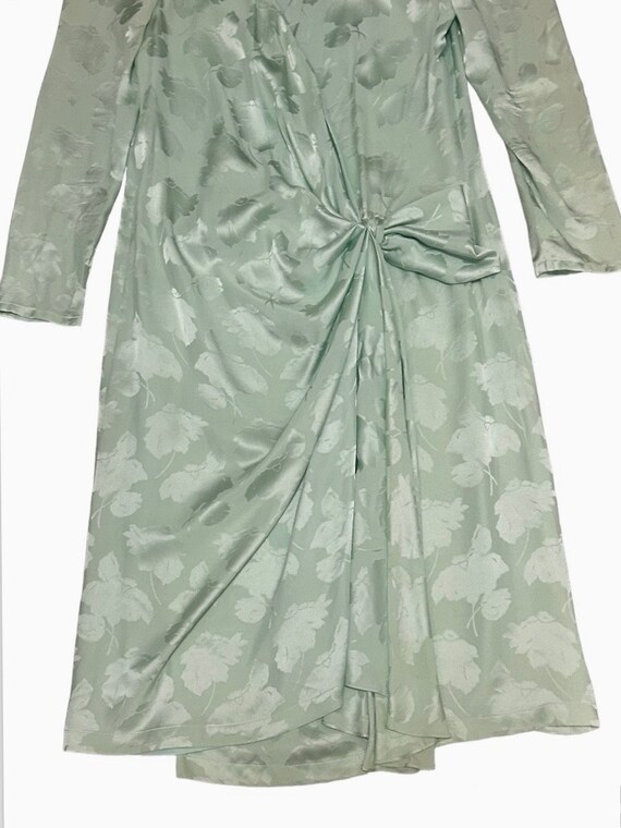 Vintage 1980s WAYNE CLARK Aline Marelle soft gree… - image 3