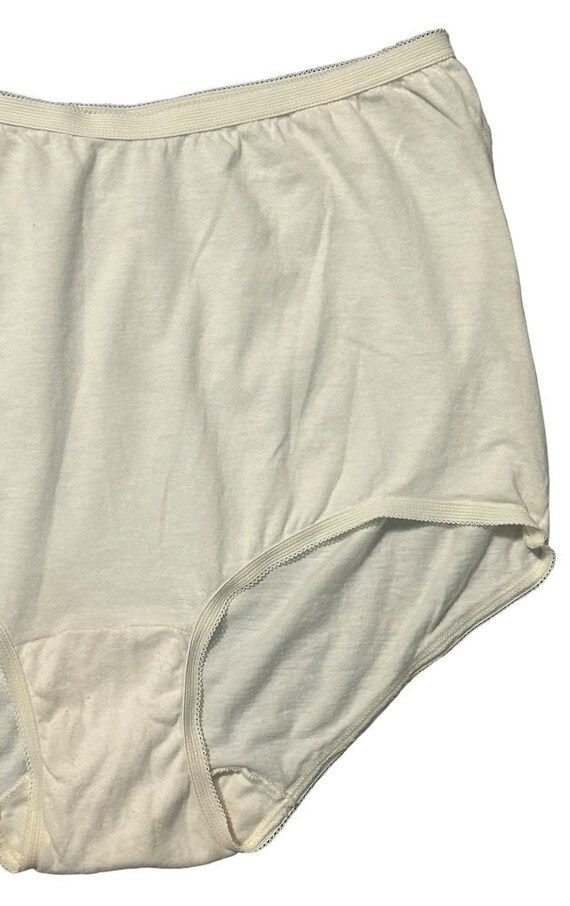 Vintage 1980s LOLLIPOP Cream Off white High Cut Brief Style Panties Size 7 Large Etsy