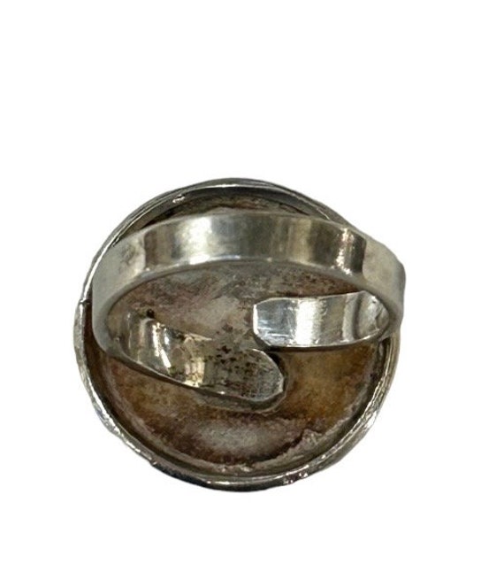 Vintage early 2000's 925 sterling silver round mo… - image 5