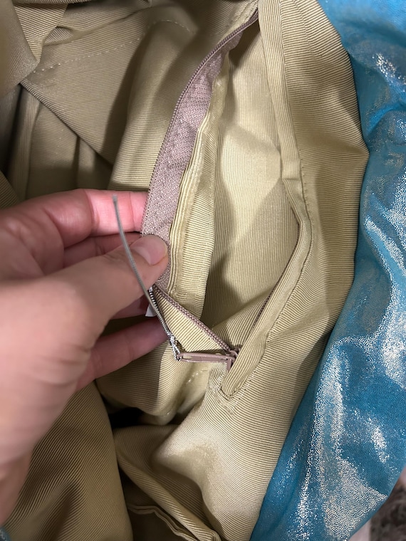 Vintage 1980s RITA DIANA for MYLINKA metallic blu… - image 9