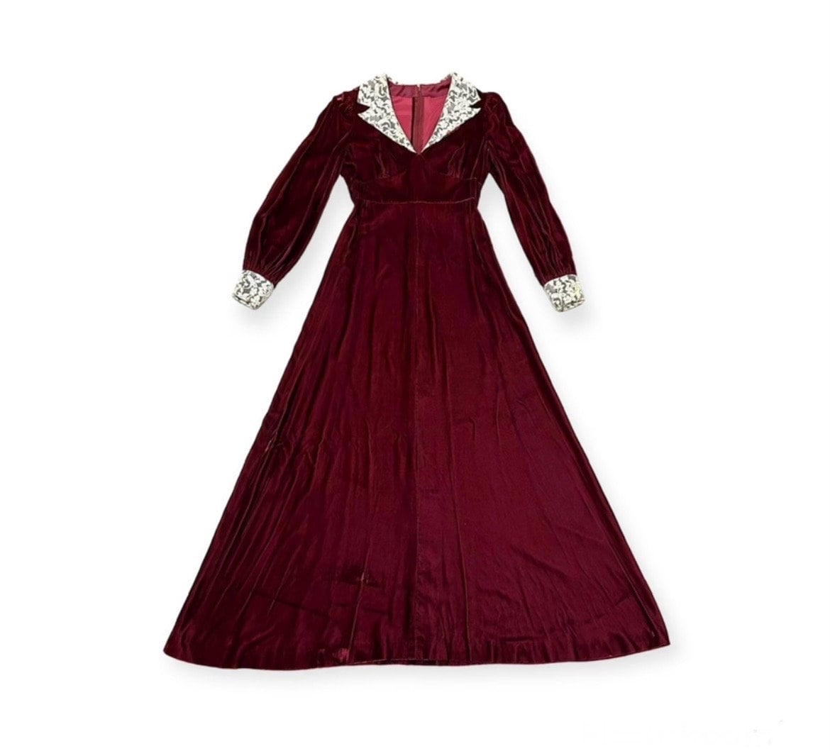 Victorian Style Winter Dress - Etsy