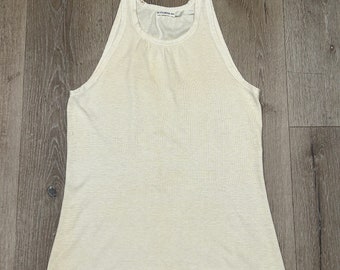 Vintage 1950s CARTER'S TRIGS ivory / cream tank top / undershirt, size 36