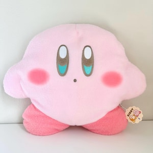 NWT RARE Authentic Nintendo Hal Lab Kirby Dream Land Wool Felt Pastel Stuffed Cushion Pillow XL Plush 50cm