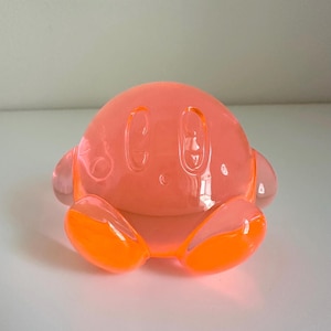 Auténtica figura acrílica de Nintendo Pink Hoshi no Kirby Gem, tamaño grande, 7 cm