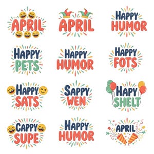 April Fool's Clipart - Etsy