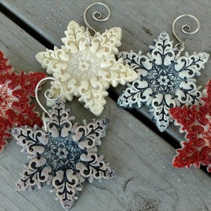 Maine Snowflake- Made from lobster, mussel, or oyster shell