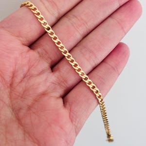 Gold Filled 2.5mm Curb Bracelet | Everyday Gold Chain Bracelet