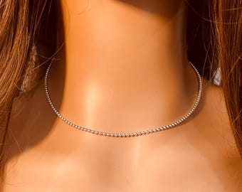 45 cm/長さ18インチ/厚さ2 mm/ボールチェーン/ネックレスチェーン/925 45 cm/長さ18インチ/厚さ2 mm/ボールチェーン/ネックレスチェーン/925
