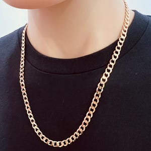 Gold Fill Panzerkette 6 mm | Gewagte Statement Halskette