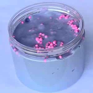 Fluffy slime, crunchy slime, butter slime, ice cream slime, cloud slime, galaxy slime