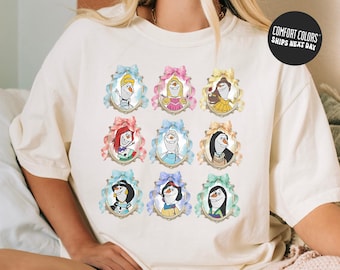 Camiseta Disney Frozen Olaf, divertida, colores cómodos, coqueta, camiseta Disney para niñas Frozen Olaf, vacaciones retro Disney, viaje a juego Disneyland