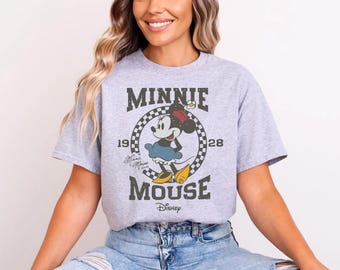 Minnie Mouse Shirt Comfort Colors® Tee Retro Minnie 1928 Shirt Disney Vacation Tee Disneyland Minnie Shirt Magic Kingdom Shirt