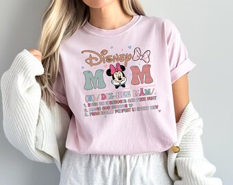 Disney Mom Comfort Colors® Shirt Minnie Mouse Shirt Perfect In Every Way Disney Mama Shirt Cute Disney Minnie Shirt Disney Mothers Day Shirt