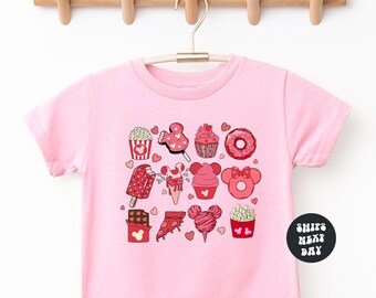 Disney Valentines Day Snacks Toddler Shirt Mickey And Minnie Snacks Kids Sweatshirt Disney Kids Shirt Disney Toddler Sweatshirt Disney Shirt