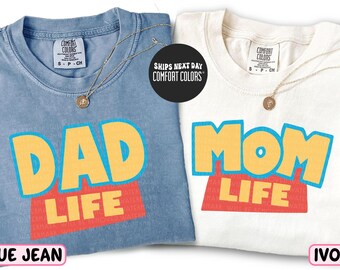 Disney Toy Story Comfort Colors® Shirt Toy Story Mom Life Dad Life Shirts Motherhood Shirt Fatherhood Shirt Disney Family Trip Sweatshirt