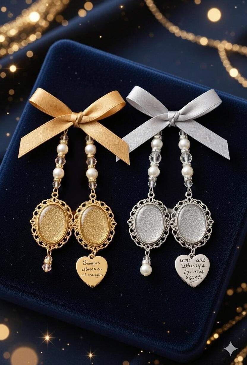 Wedding Bouquet Photo Charm