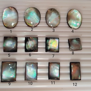 Abalone Shell Mix Shape Cab, AA Natural Abalone Cabochon Loose Gemstone For making Jewelry