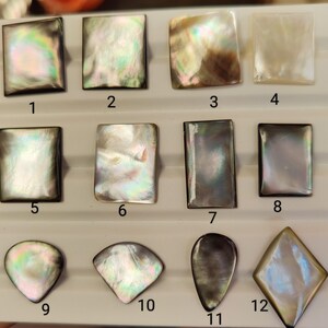 Abalone Shell Mix Shape Cab, AA Natural Abalone Cabochon Loose Gemstone For making Jewelry