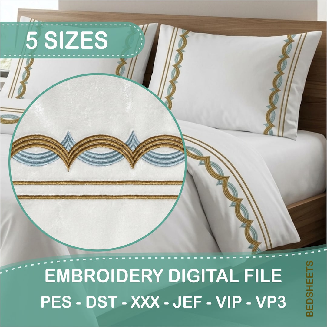 Bed Sheet Border Set - Etsy