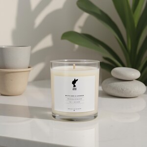 Cinnamon Vanilla, White Sage Lavender, Ocean Water, Soy Candle, Eco-Friendly Home Decor, Gift for Her, Natural Fragrance, Relaxation