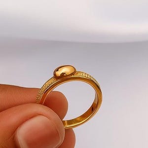Bague anti-choc, jolie cuillère, bague, bague faite main, anneau à bascule, bague en laiton, bague plaquée or, bague pour homme, bague de fête, petite bague