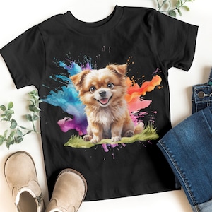 Katze Hund Affe Sublimationspaket | Niedliches Tier T-Shirt PNG | Lustiges Haustier Clipart druckbare Designs | Digitaler Sofort Download