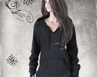 sweatshirts with thumb holes in sleeves