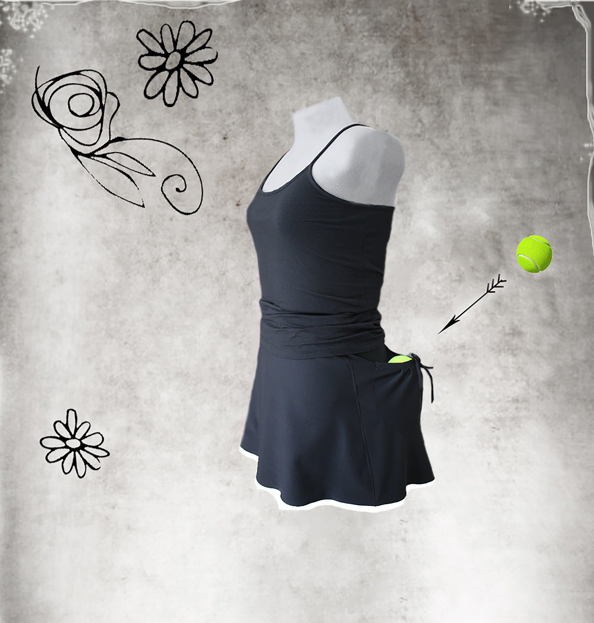 OCEAN-STORE Summer Dress for Women Clearance,Womens Tennis Dress Workout  Mini Dress with Built in Bra and Shorts Sleeveless Hollow Golf Athletic  Dresses Gifts for Mom,1-Black,Small : : Clothing, Shoes &  Accessories