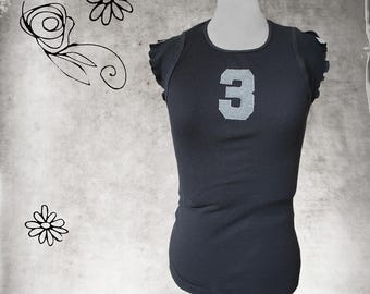 Number tank top, customize your sleeveless tee, Tratgirl