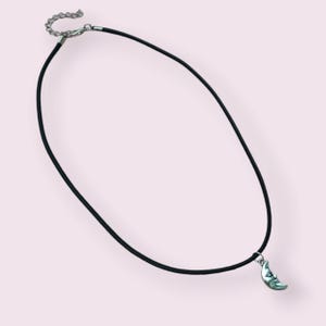 Moon Black Cord Halskette - passende Artikel erhältlich