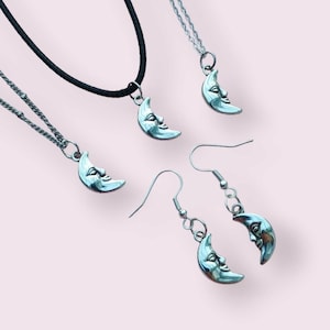 Moon Collection - Choker - Kette - Ohrringe