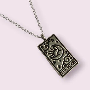 Die Mond Tarot Karten Halskette - Sonne - Mond - Stern - Welt - Schicksal