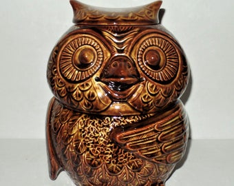 Vintage McCoy Owl Cookie Jar 1970's