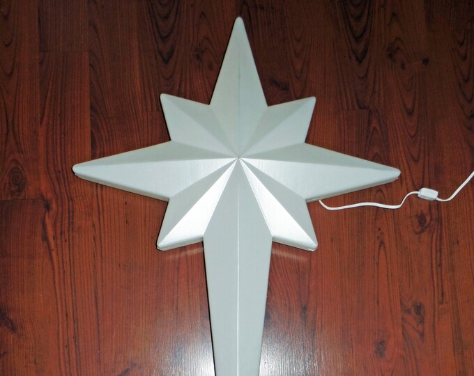 Vintage Christmas Blow Mold Nativity Star of Bethlehem 39 Etsy