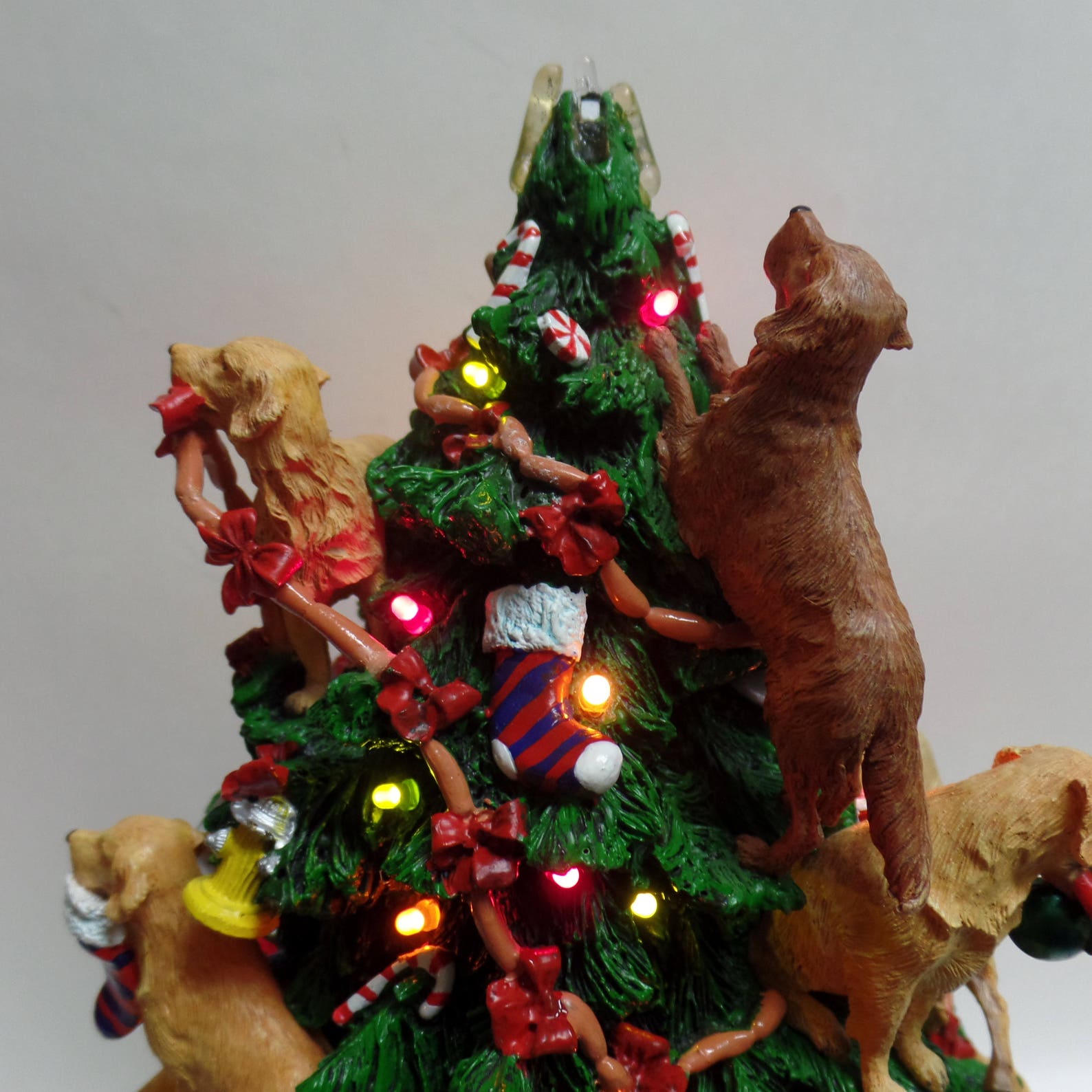 Golden Retriever Christmas Tree by Danbury Mint RARE Etsy