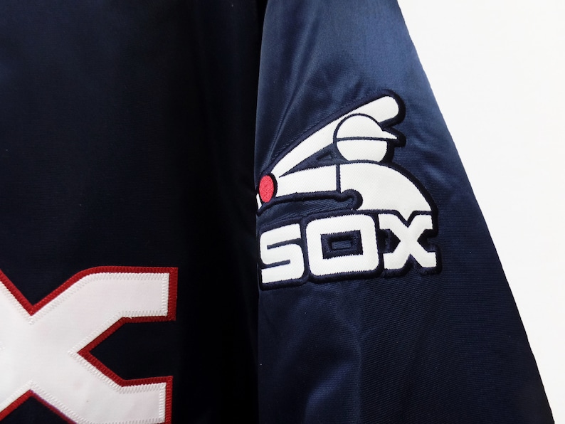 Vintage Chicago White Sox Jacket L Cooperstown by Majestic