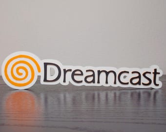 Dreamcast Logo Magnetic Sign ~7.5in