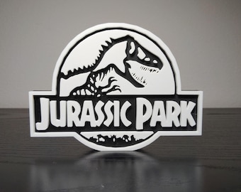 Jurassic Park Logo Sign ~5.25in
