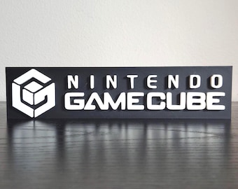 Nintendo GameCube Logo Sign ~8in