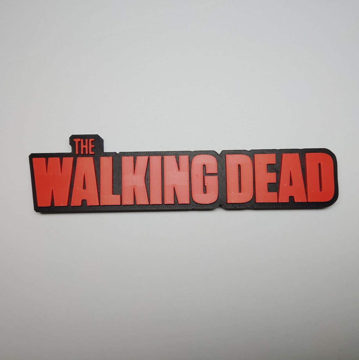 The Walking Dead Logo Sign ~6in Horror Display (TV Show Decor, Fan