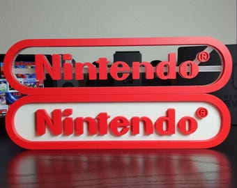 Nintendo Video Game Logo Sign ~8in Display