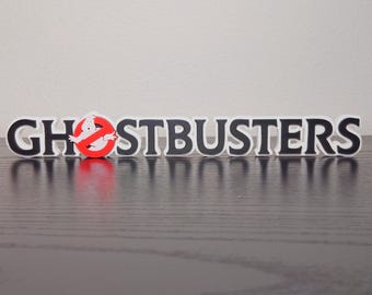 Ghostbusters Logo Magnetic Sign ~8.25in Display