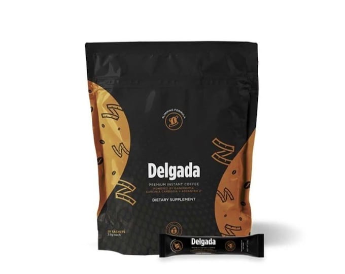 Lose Weight with Delgada Slimming Coffee 28 sachets 