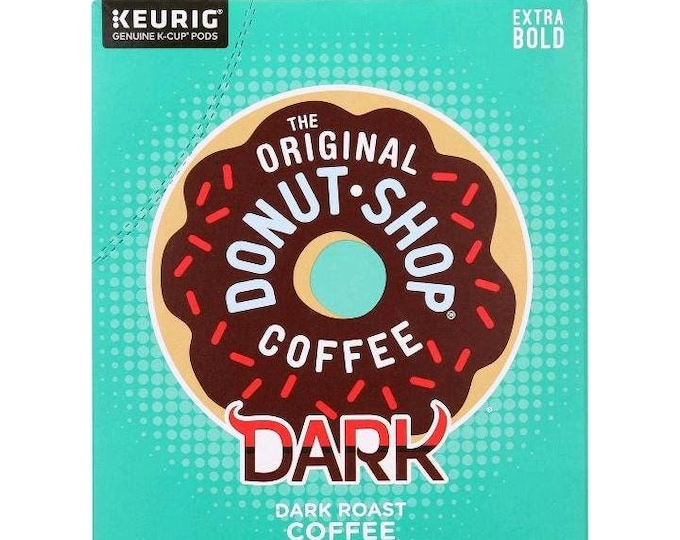 Summer gift 24 Count,The Original Donut Shop, Dark Roast K-Cup Coffee Pods