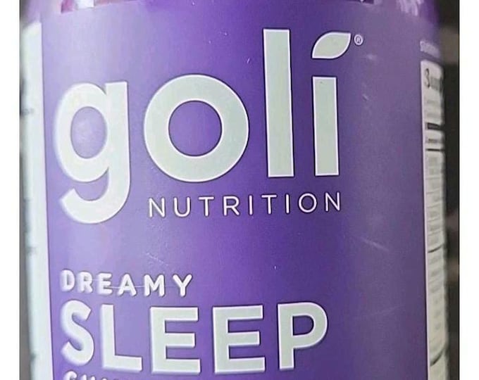 GOLI - DREAMY SLEEP - Melatonin, Lemon Balm, Magnesium, 60 Gummies Exp 07/2026