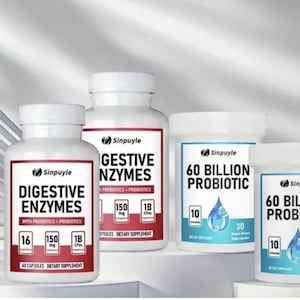 Summer gift digestive enzymes plus probiotics probiotics & 60 Billion Probiotic